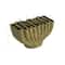 Hello Honey® 8" Green 9 Sectioned Sculptural Stoneware Vase